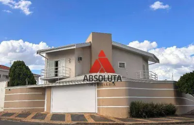 Casa com 3 dormitórios à venda, 276 m² por r$ 1.450.000,00 - parque novo mundo - americana/sp