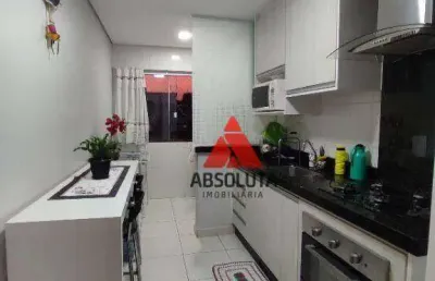 Apartamento com 2 dormitórios à venda, 68 m² por r$ 305.000,00 - parque universitário - americana/sp