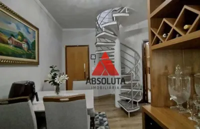 Apartamento duplex com 3 dormitórios à venda, 140 m² por r$ 678.400,00 - jardim ipiranga - americana/sp