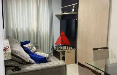 Apartamento com 2 dormitórios à venda, 50 m² por r$ 230.000,00 - jardim progresso - americana/sp