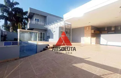 Casa com 3 dormitórios para alugar, 230 m² por r$ 10.000/mês - loteamento residencial jardim dos ipês amarelos - americana/sp