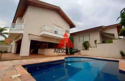 Casa com 3 dormitórios para alugar, 404 m² por r$ 11.000/mês - jardim ipiranga - americana/sp