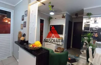 Apartamento com 2 dormitórios à venda, 70 m² por r$ 350.000,00 - residencial jardim dos ipês - nova odessa/sp