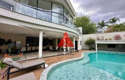 Casa com 4 dormitórios para alugar, 525 m² por r$ 19.000/mês - jardim são josé - americana/sp