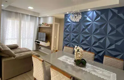 Apartamento com 2 dormitórios à venda, 57 m² por r$ 350.000 - jardim são francisco - santa bárbara d'oeste/sp