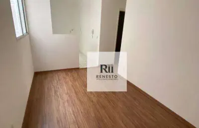 Apartamento com 2 dormitórios para alugar, 46 m² por r$ 1.200/mês - loteamento industrial machadinho - americana/sp
