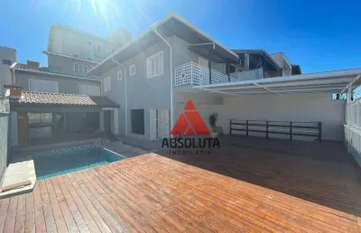 Casa com 4 dormitórios para alugar, 424 m² por r$ 7.000/mês - catharina zanaga - americana/sp