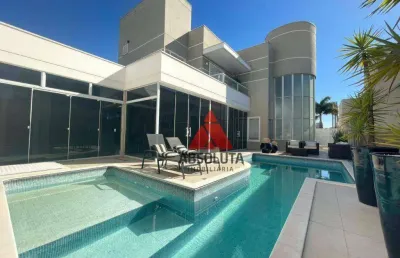 Casa com 3 dormitórios para alugar, 310 m² por r$ 13.000/mês - loteamento residencial jardim villagio ii - americana/sp