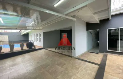 Casa com 3 dormitórios para alugar, 207 m² por r$ 5.500/mês - jardim ipiranga - americana/sp