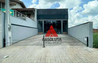 Salão para alugar, 316 m² por r$ 6.500/mês - parque residencial jaguari - americana/sp