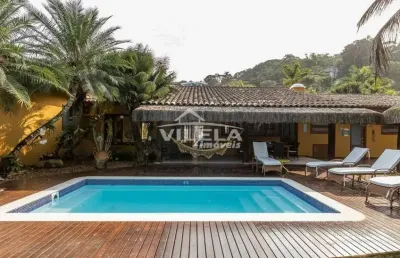 Casa em condomínio fechado com 5 quartos à venda na Praia da Caçandoca, Ubatuba 