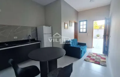 Locação flat mobiliado. jardim aruan, caraguatatuba. unidade 07.