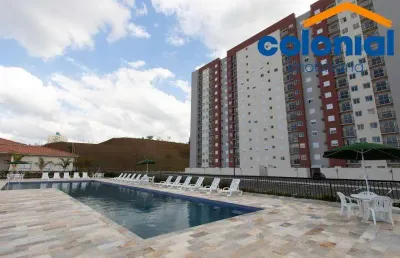 Apartamento à venda em várzea paulista-sp, residencial paraíso 2 quartos, 1 sala, 1 banheiro, 1 vaga, 52m²