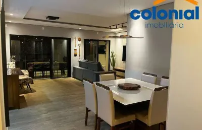 Apartamento no terraço vila bela com 3 suítes 3 vagas vista livre.jardim campos elísios, jundiaí.