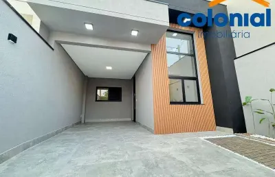 Casa nova térrea  à venda em jundiaí-sp, jardim vale verde, 3 quartos, 1 suíte, 2 salas, 2 banheiros, 2 vagas, 93m²!