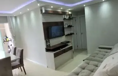 Apartamento mobiliado pronto para morar com 02 dormitórios/1 suíte, ideal para investidores, condomínio tons de ipanema.
