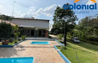 Chácara de luxo à venda em várzea paulista-sp, no vale da colina: 3 quartos, 1 suíte, 1 sala, 2 banheiros, 10 vagas, 355m².