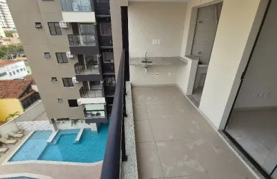 2 quartos com suíte e closet + cozinha integrada e varanda trendy