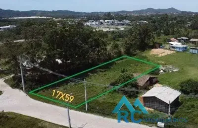 Terreno à venda na estrada geral da limpa, zona rural, garopaba por r$ 550.000