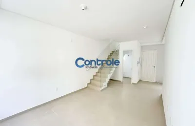 Casa com 2 quartos à venda na rua franklin cascaes, 121, nova palhoça, palhoça por r$ 414.698