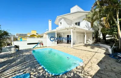 Casa com 4 quartos à venda na das cambuís, 65, pedra branca, palhoça por r$ 3.200.000