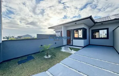 Casa com 2 quartos à venda na michelangelo, 2, barra do aririú, palhoça por r$ 350.000