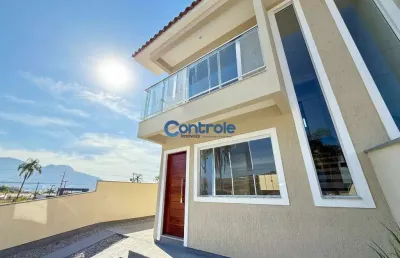 Casa com 2 quartos à venda na rua paysage sul, 81, bela vista, palhoça por r$ 430.000