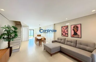 Casa em condomínio fechado com 3 quartos à venda na rua josé antônio da silva, 025, passa vinte, palhoça por r$ 995.000