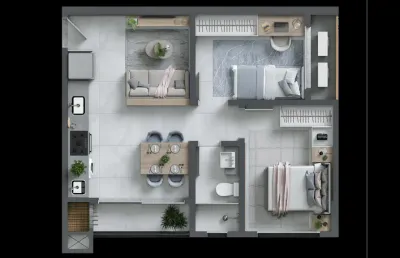 Ótimo apartamento 2 quartos na planta, localização estratégica. muito lazer, conforto e segurança! desconto de r$ 74 mil na tabela da construtora!