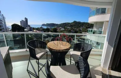 Apartamento vista mar com  3 suítes  142 m² - venda por r$ 2.751.000 ou aluguel por r$ 12.300/mês - cabeçudas - itajaí/sc