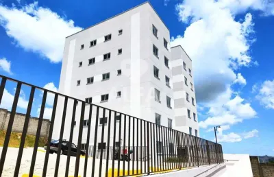 Apartamento à venda, no residencial santa helena,  em barbacena, santa cecília, com 2 quartos, 52m²