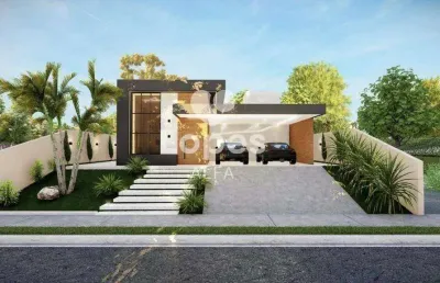 Viva com estilo: casa de alto padrão com 3 suítes em condomínio fechado!