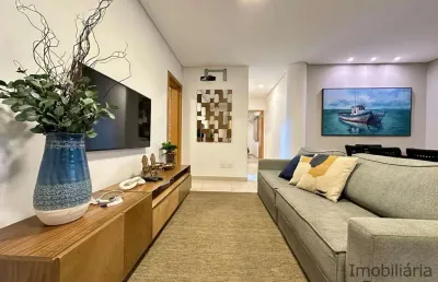 Lindo apto com 3 dorms na praia grande ubatuba - frente mar