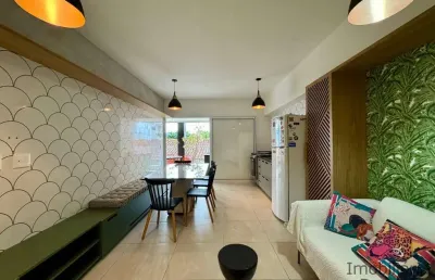 Lindo apto 84 m2 no coração de ubatuba - itaguá 2 suítes