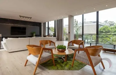 Casa em condomínio fechado com 4 quartos à venda na rodovia haroldo soares glavan, 4690, cacupé, florianópolis, 488 m2 por r$ 9.990.000