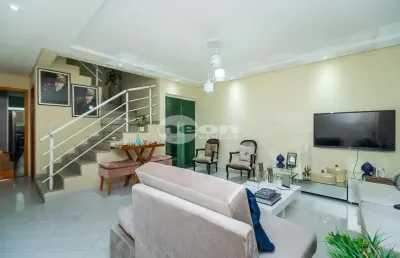 Casa em condomínio fechado com 3 quartos à venda na rua das violetas, 10, assunção, são bernardo do campo, 171 m2 por r$ 1.115.000