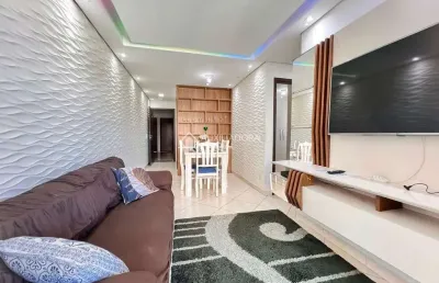 Apartamento com 2 quartos à venda na avenida osasco, 78, cidade ocian, praia grande, 70 m2 por r$ 520.000