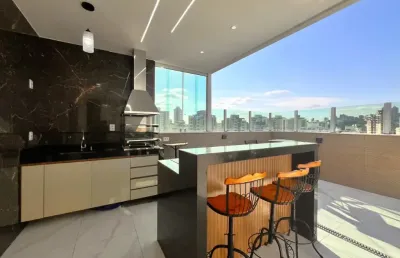 Cobertura no bairro paquetá 3 quartos, suite, elevador e 4 vagas.