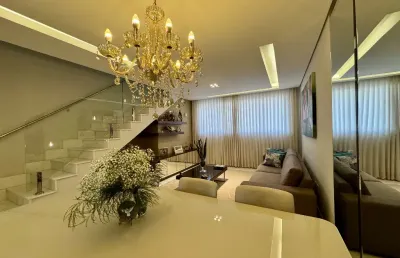 Cobetura alto padrão a venda bairro castelo 4 quartos, 2 suites, 4 vagas.