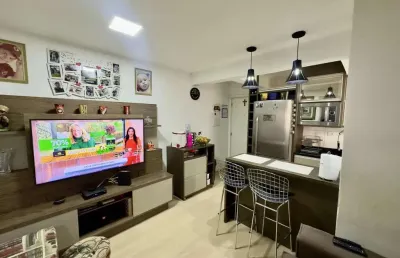 Apartamento para venda em são josé dos pinhais, parque da fonte, 2 dormitórios, 1 banheiro, 1 vaga