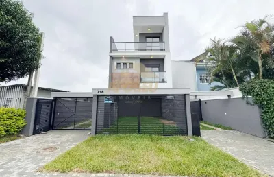 Sobrado para venda em curitiba, fanny, 3 dormitórios, 1 suíte, 2 banheiros, 3 vagas