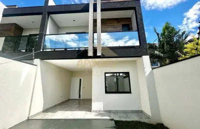 Sobrado para venda em são josé dos pinhais, centro, 3 dormitórios, 3 suítes, 4 banheiros, 2 vagas