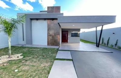 Linda casa com piscina, 01 suite mais 2 qs, á venda no jd panorama - campo grande ms