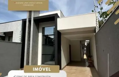 Casa com 3 quartos à venda na rua pastor anísio francisco da silva, 1644, jardim alvorada, maringá, 135 m2 por r$ 749.000