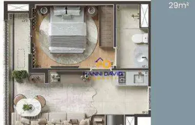Apartamento com 1 dormitório à venda, 29 m² por r$ 421.956,00 - paraíso - são paulo/sp