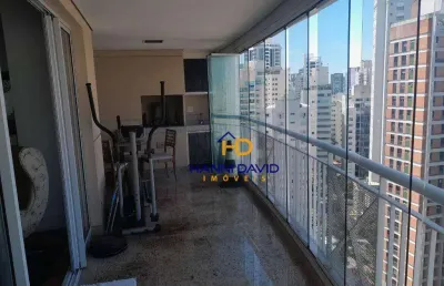 Apartamento a venda no paraíso mobiliado varanda  gourmet churrasqueira a carvão 3 dormitórios 3 suítes 3 vagas vista para ibirapuera sp.