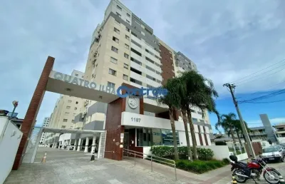 Apto semimobiliado de 2 dormitórios em condomínio club em areias, são josé-sc