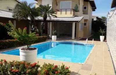 Casa em condomínio fechado com 3 quartos para alugar na Rua Namorado, Miragem, Lauro de Freitas