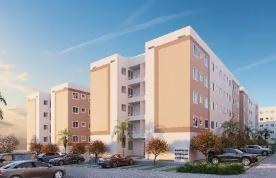 Lançamento mrv em abrantes 2 quartos com varanda e vaga   em construção mrv