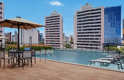 Apartamento  2 quartos com suite e varanda gourmet no stiep